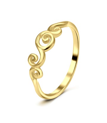 Gold Plated Silver Rings NSR-3168-GP